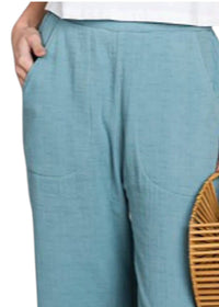 Cotton Bleu - Woven Slubs