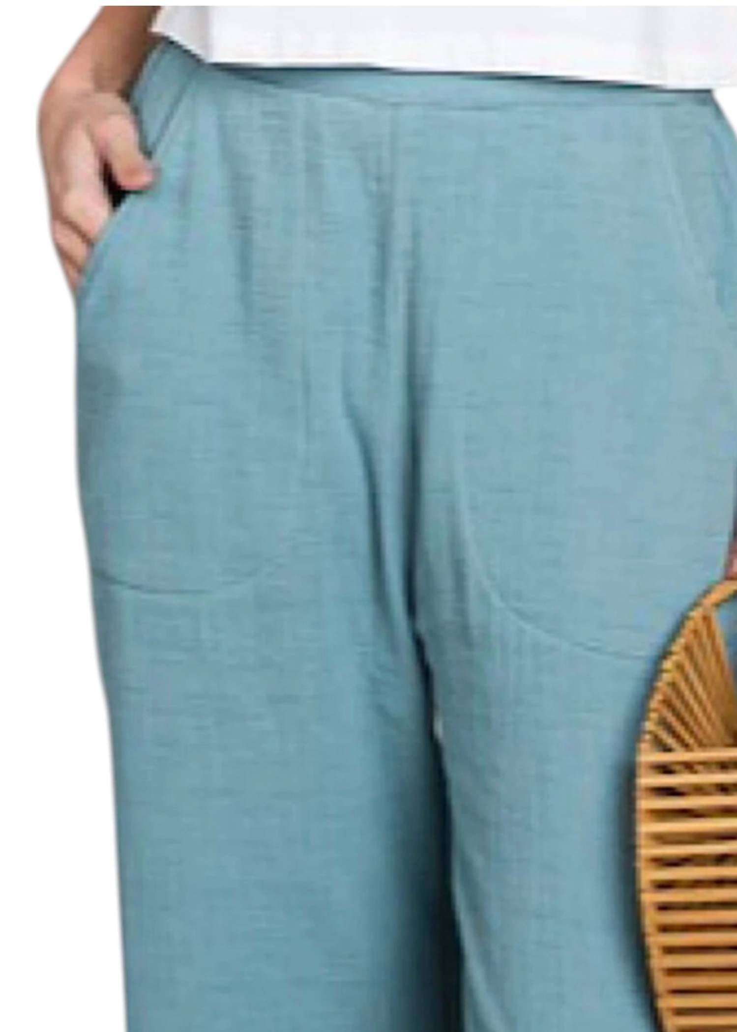 Cotton Bleu - Woven Slubs