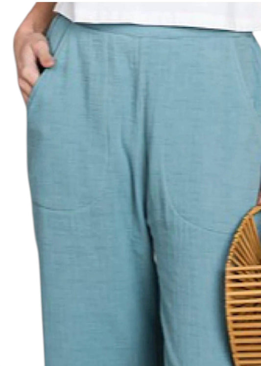 Cotton Bleu - Woven Slubs