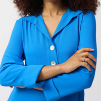 Joseph Ribkoff - Eggshell Straight Top With Button Detail
