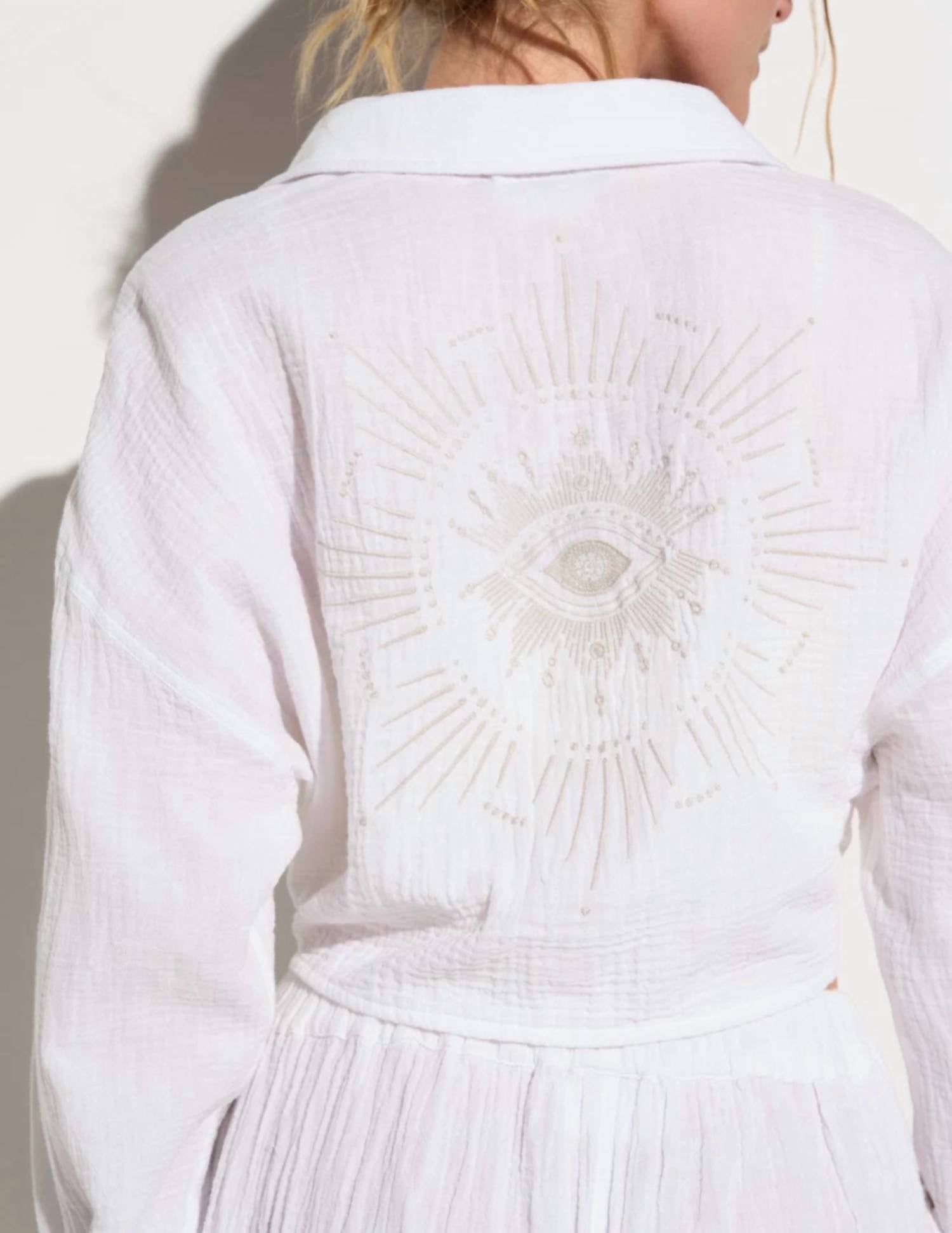 Spiritual Gangster - Willow Gauze Button Down Shirt