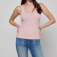 L'Agence - Adira Scoop Neck Tank Top