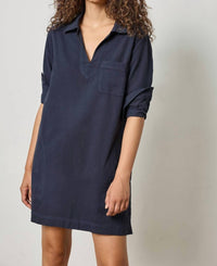 Lilla P - Split Neck Collared Dress