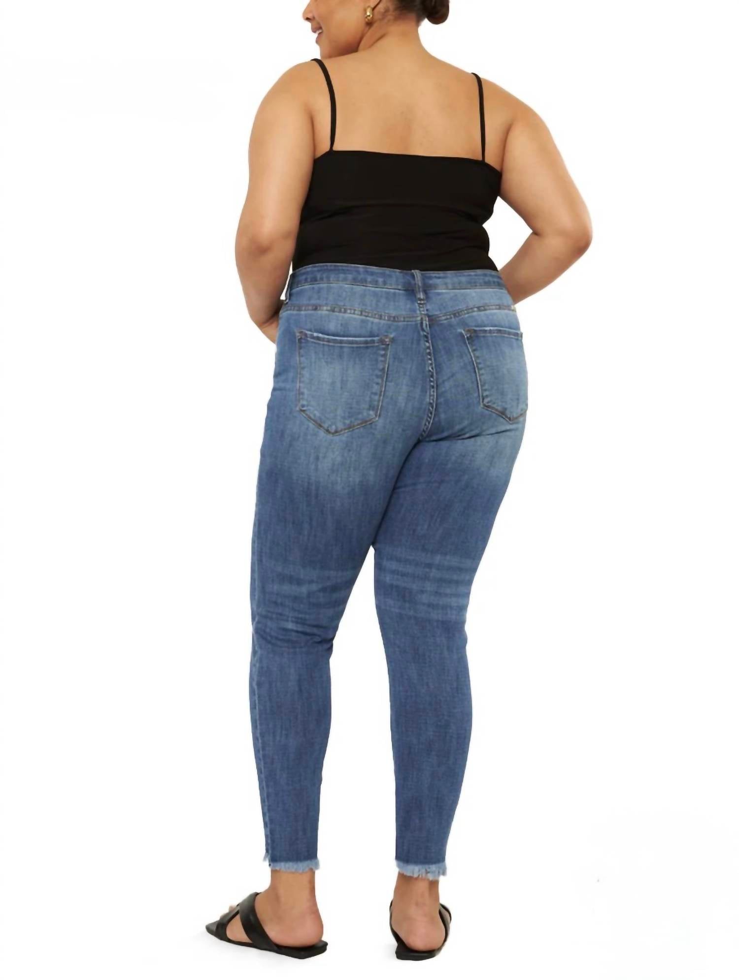 Kancan - High Rise Ankle Skinny Jeans