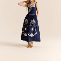 Carolina K - Almara Cotton Poplin Midi Dress