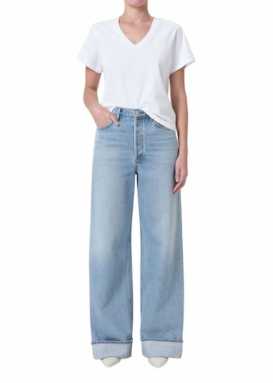 Agolde - Dame High Rise Wide Leg Jeans