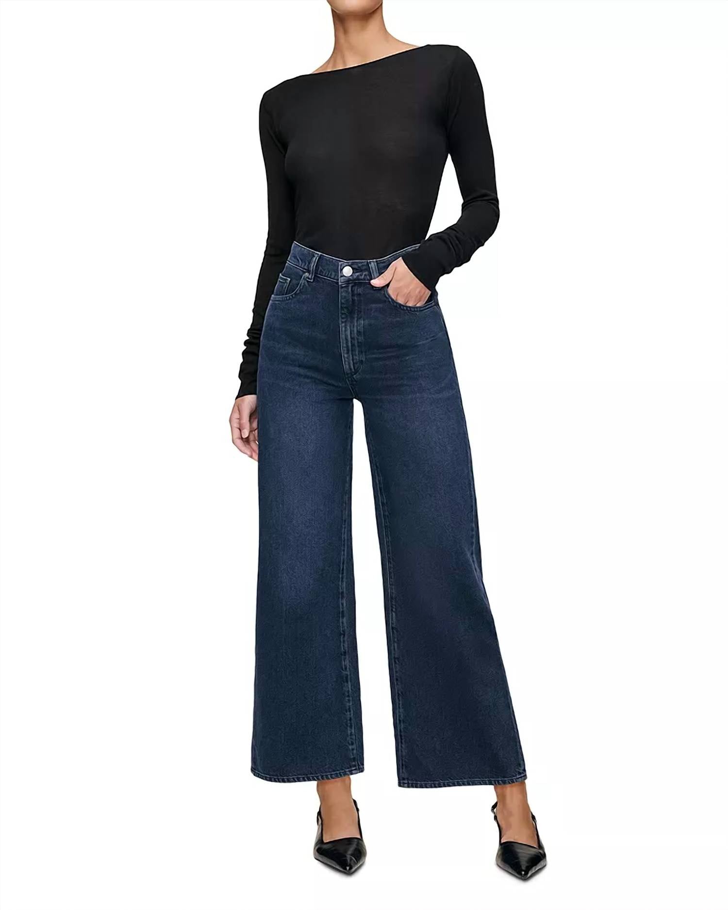 Dl1961 - Women'S - Hepburn High Waist Wide Leg Jeans