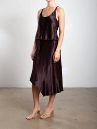 Pharaoh Samara Skirt in vintage satin - women's skirt - view 4