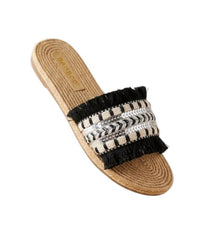 Bamboo Women's Cancun Slide in black - women's sandal