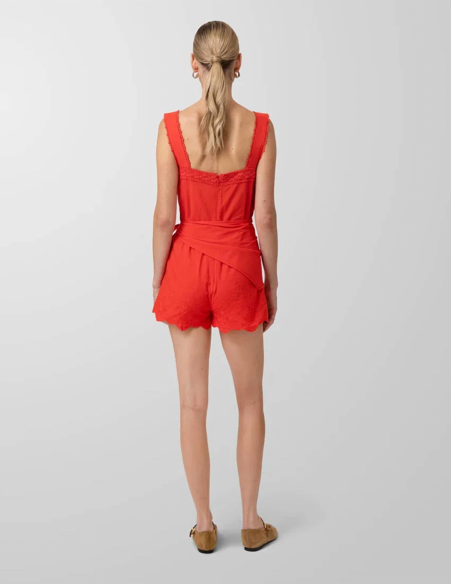 Line And Dot - Rou Sleeveless Romper