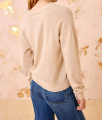 Ulla Johnson - Ryla Cashmere V Neck Pullover Sweater