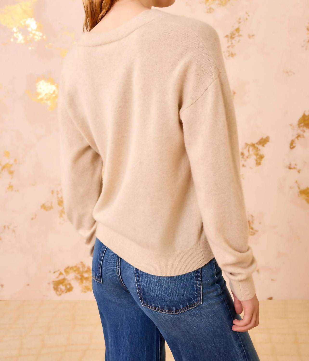 Ulla Johnson - Ryla Cashmere V Neck Pullover Sweater