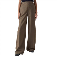 CLOSED Women's Nanton Flannel Pant in golden wood - women's pants