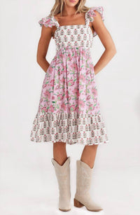 Talisman - Zoe Ruffle Hem Dress