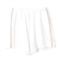XIRENA Women's Shayla Sweatshort in white prism - women's shorts - alternate view