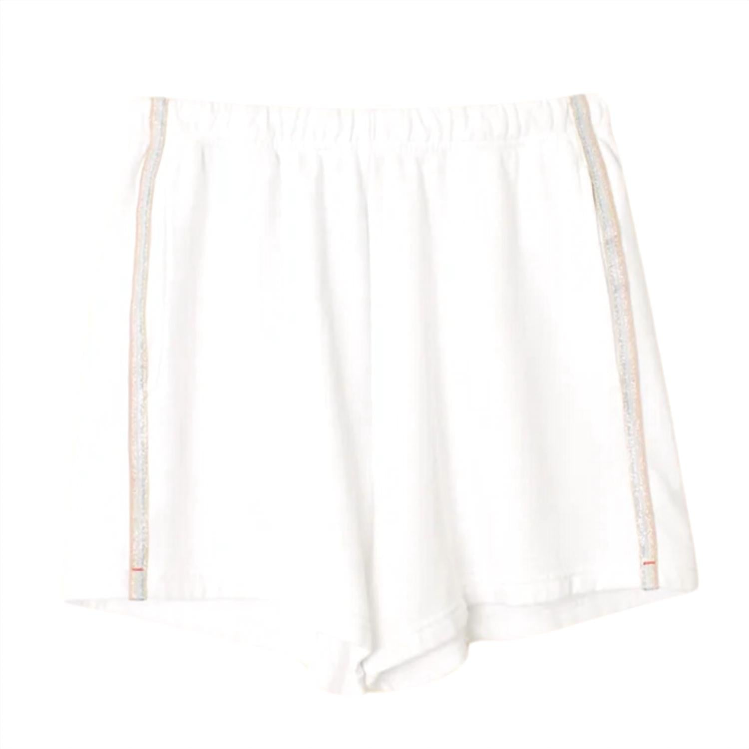 XIRENA Women's Shayla Sweatshort in white prism - women's shorts - alternate view