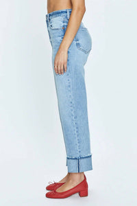 Pistola - Cassie Cuffed Crop Super High Rise Straight Jeans