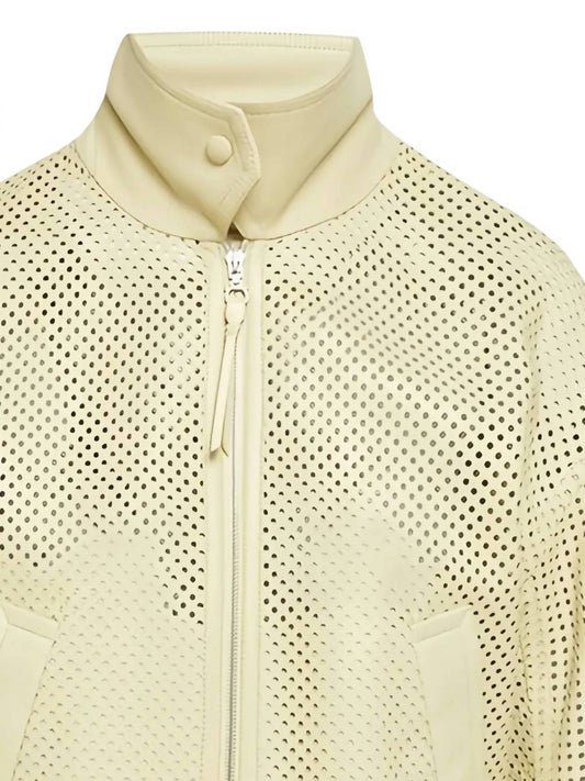 Salvatore Ferragamo - Women's Perforated Leather Jacket