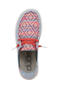 Hey Dude - Women's Wendy Playa Fiesta Rojo Sneakers