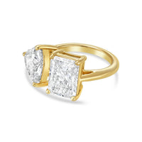 Diana M Jewels - Women's Radiant & Heart Lab-Grown Diamond Fashion Ring (5.00 Ct) - Statement