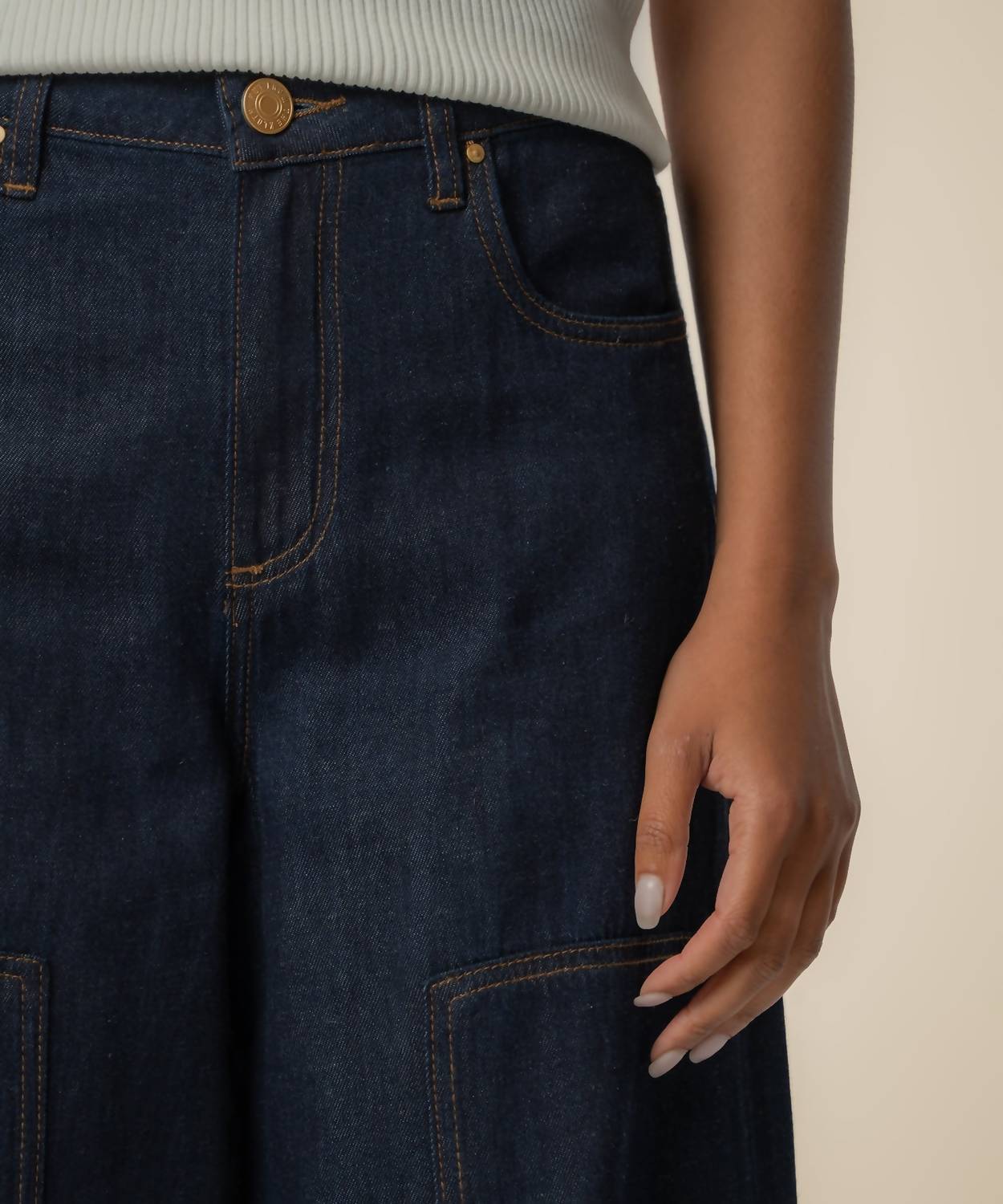 KUT FROM THE KLOTH Blake High Rise Slouchy Wide Straight Jeans in marketable wash - women's jeans - view 4