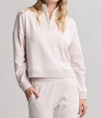 Barefoot Dreams - Cozychic Ultra Lite Rib Quarter Zip Pullover