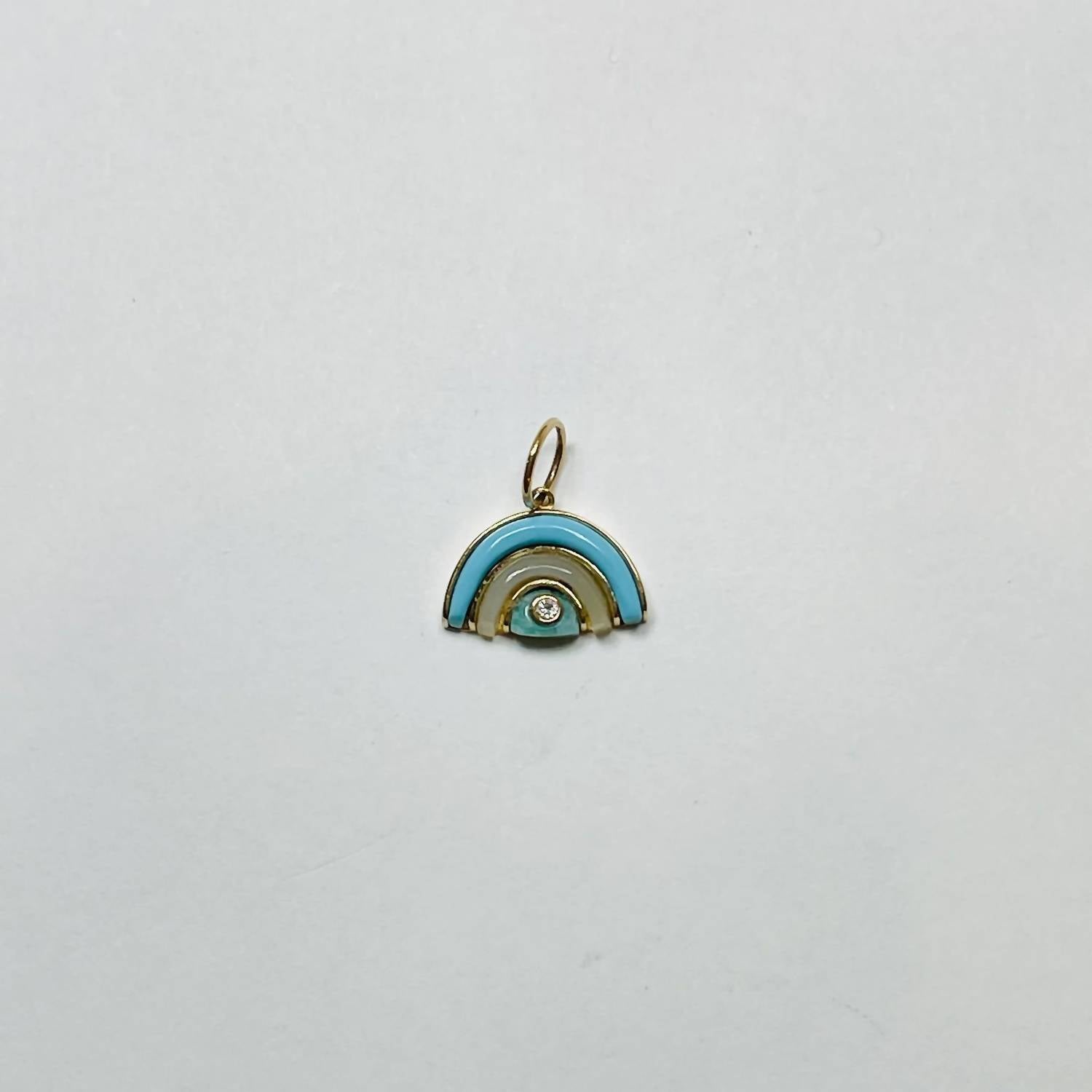 Theodosia - Women's Tiny Rainbow Pendant