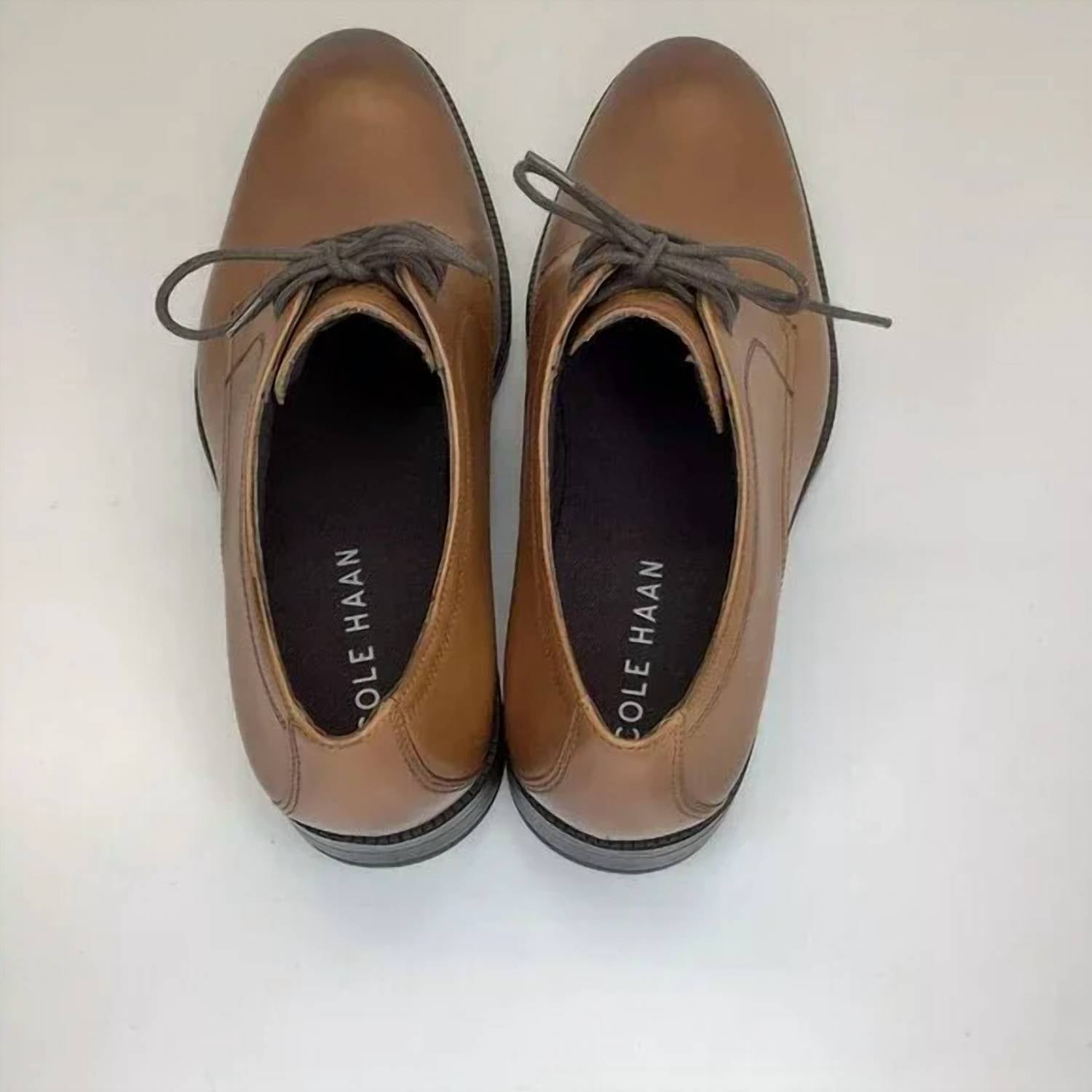 COLE HAAN Men's Modern Essentials Oxford Dress Shoes in brown black - men's shoe - alternate view