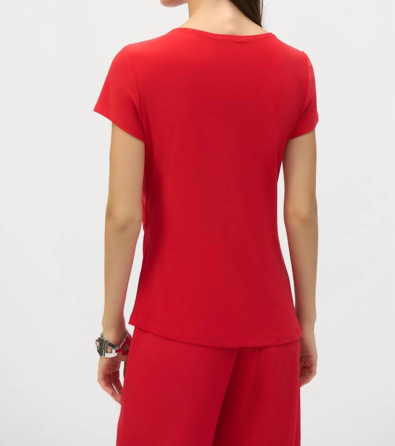 Joseph Ribkoff - Side Ruched Top