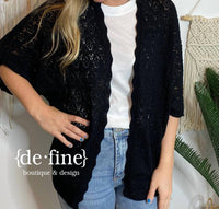 Ee:Some - Summer Cardigan With Diamond Pattern