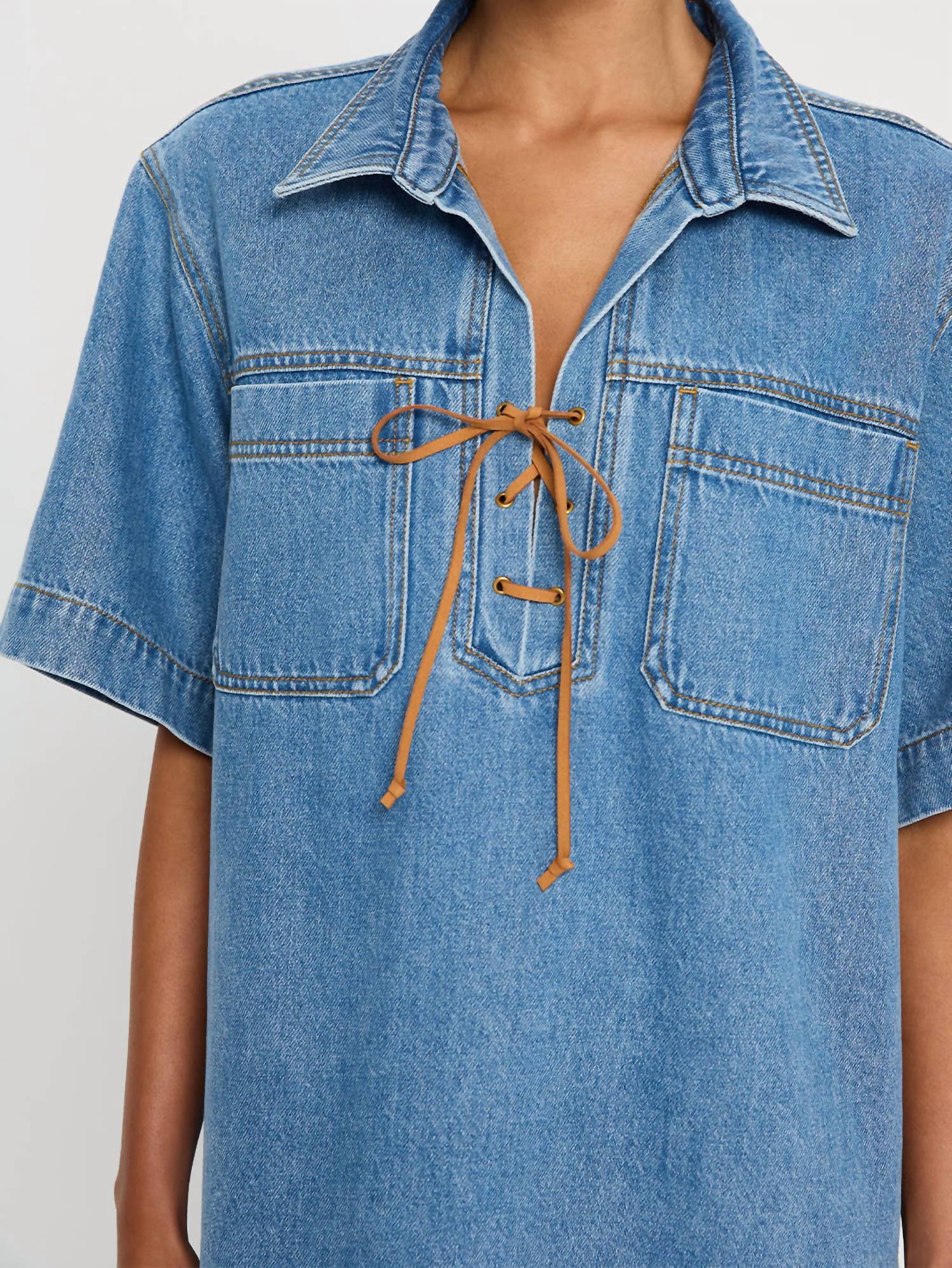 Kivari - Evie Denim Mini Dress