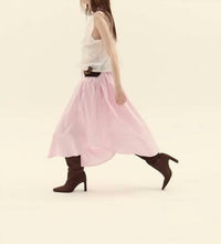 Deluc - Chania Pinstriped Midi Skirt