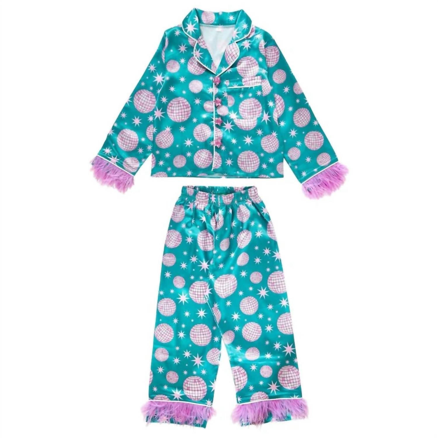 Mini Dreamers - Girl's Feathered Pajama Set