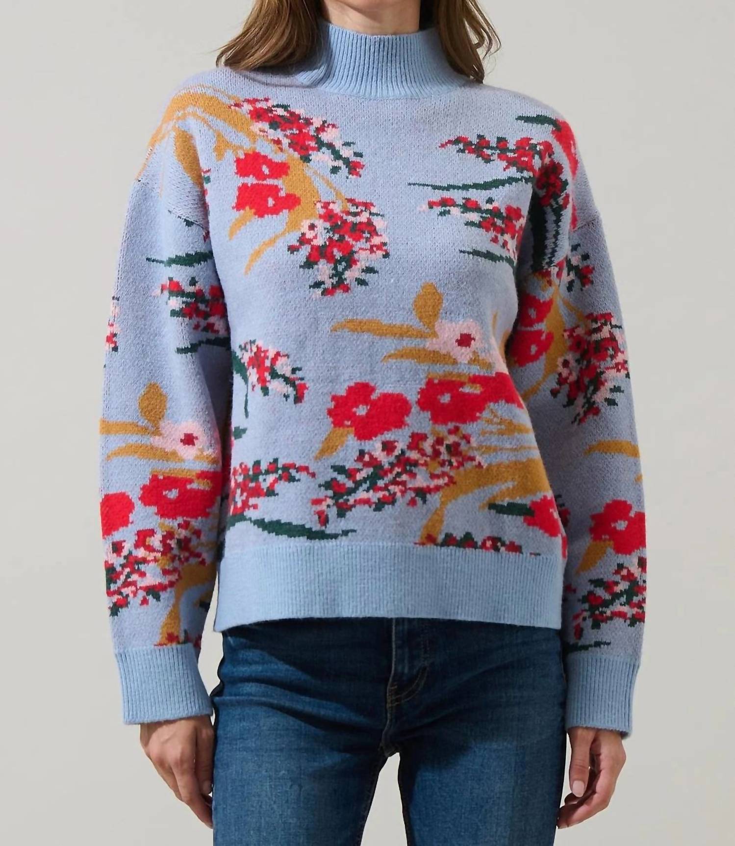 Sugarlips - Wildflower Whisper Floral Sweater