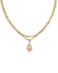 Kendra Scott - Women's Adriana Scallop Frame Multi Strand Necklace
