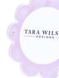 Tara Wilson Designs Daisy Acrylic Picture Frame in lavendar - item - detail view