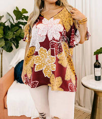 Entro - Island Twist Shift Top - Plus
