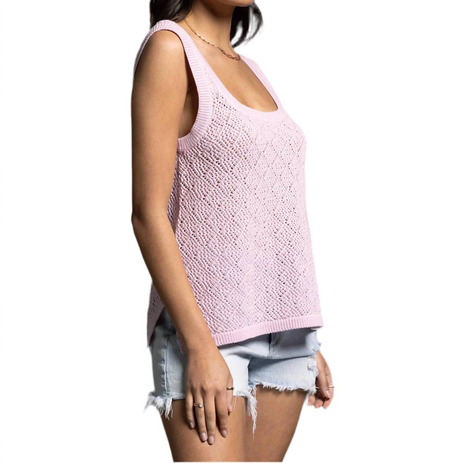 Weekend Los Angeles - Square Neck Knit Top