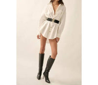Promesa - Oversized Pocket Shirt Dress