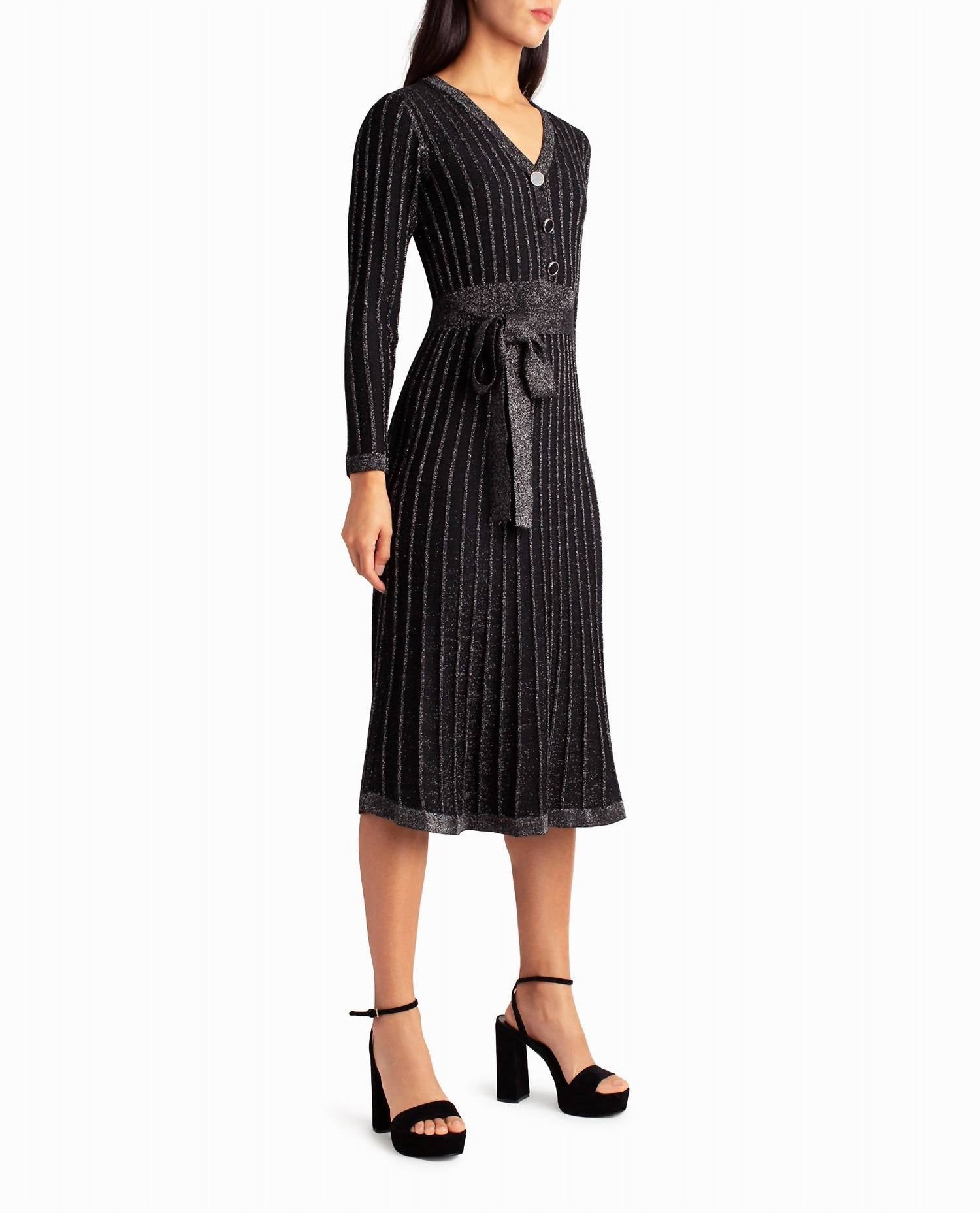 Nicole Miller - Knit Fit And Flare Valentina Dress