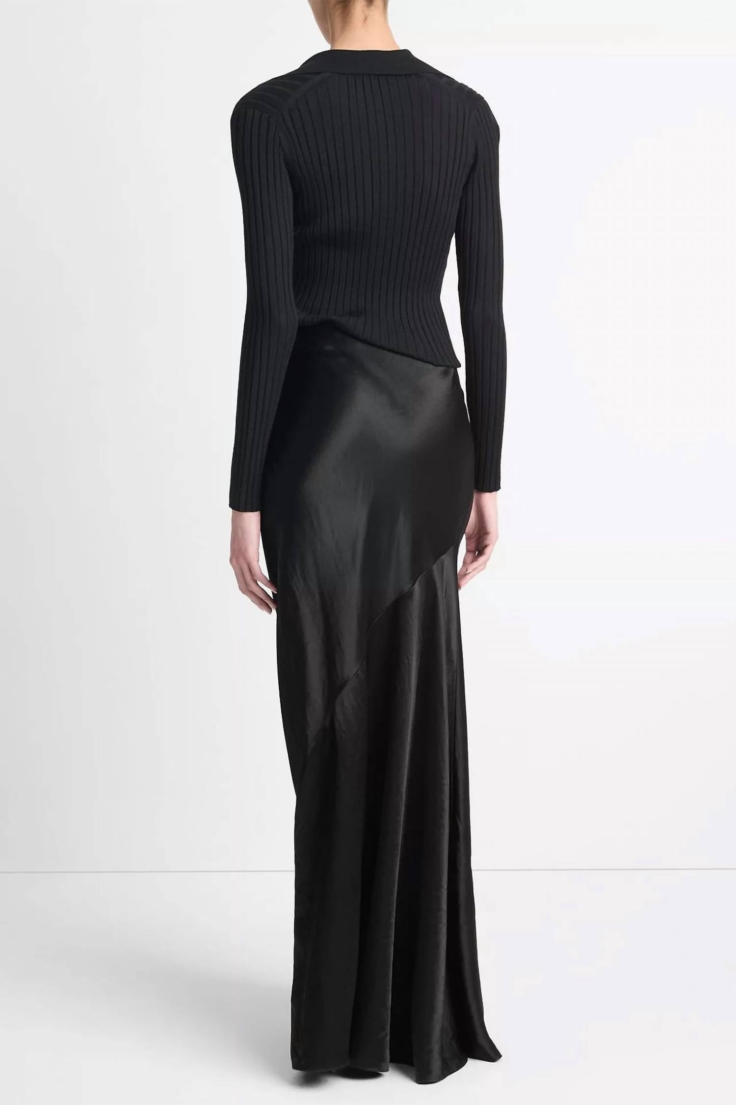 Vince - Satin Maxi Skirt