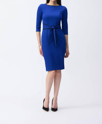 Joseph Ribkoff - Scuba Crepe Mini Sheath Dress