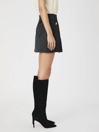 French Connection - Carey Satin Embellished Skirt