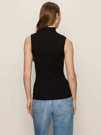 Sanctuary - Ribbed Funnel Neck Top