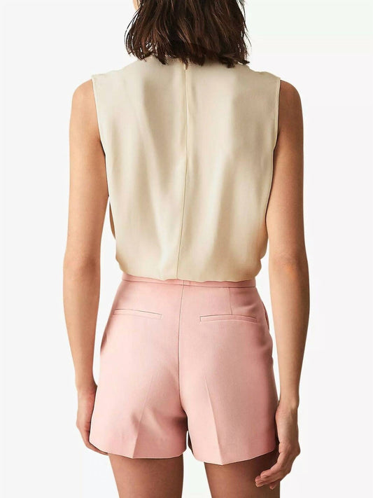 Reiss - Lula Tie Neck Sleeveless Blouse