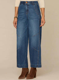 Democracy - Ab Solution Skyrise Dart Panel Relaxed Barrel Leg Jean
