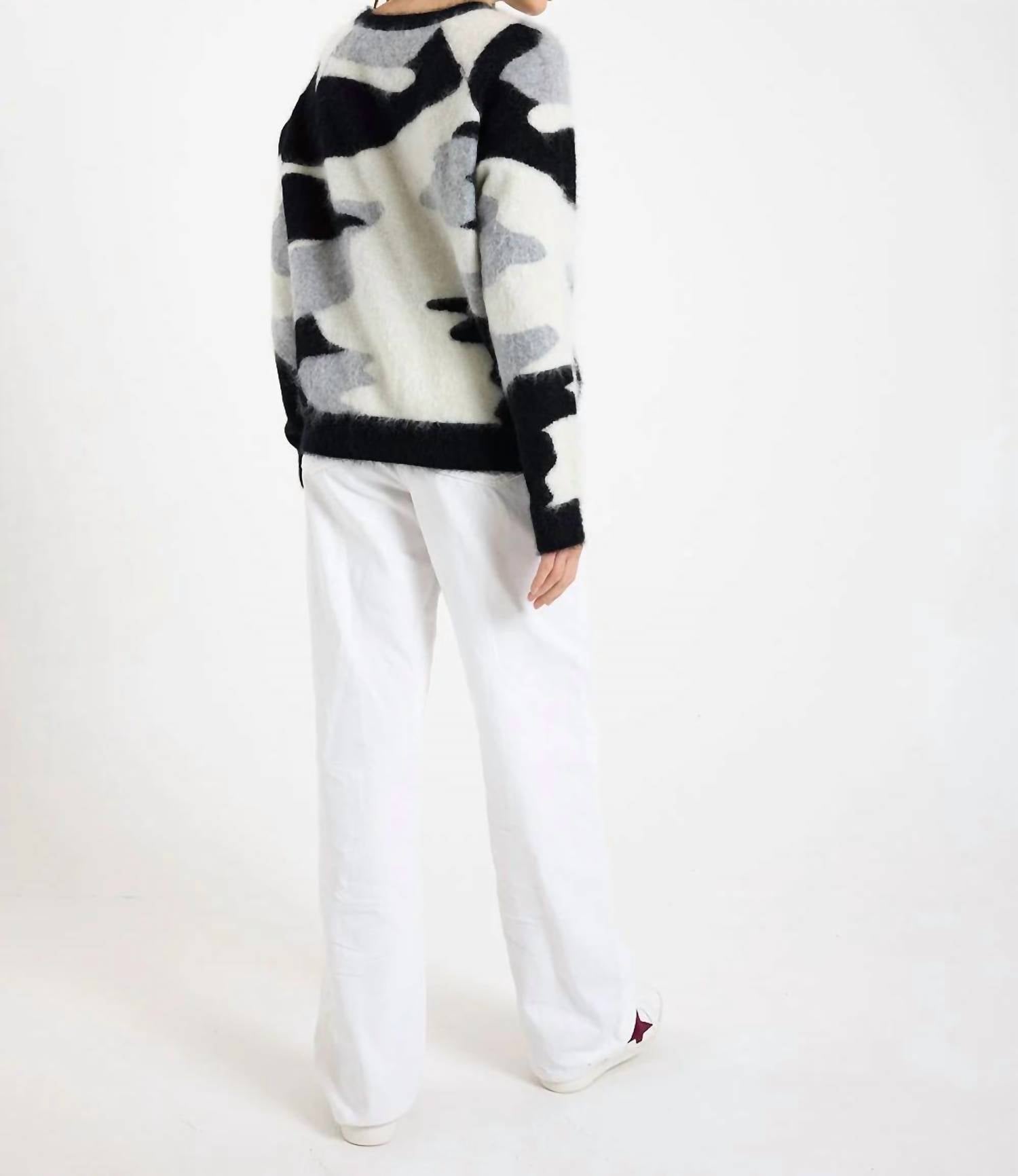 Brodie Cashmere - Brushed Camo Sweater