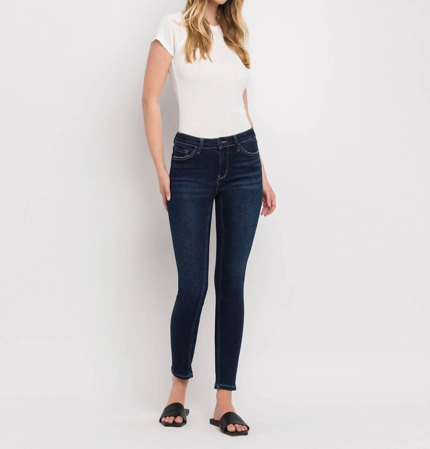 Vervet By Flying Monkey - Mid Rise Ankle Skinny Jeans