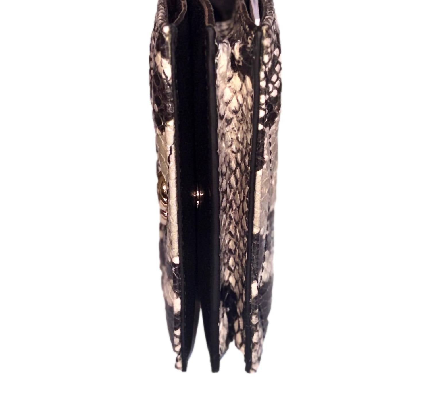 Jimmy Choo - Women's Farone Animal Print Leather Card Case Wallet