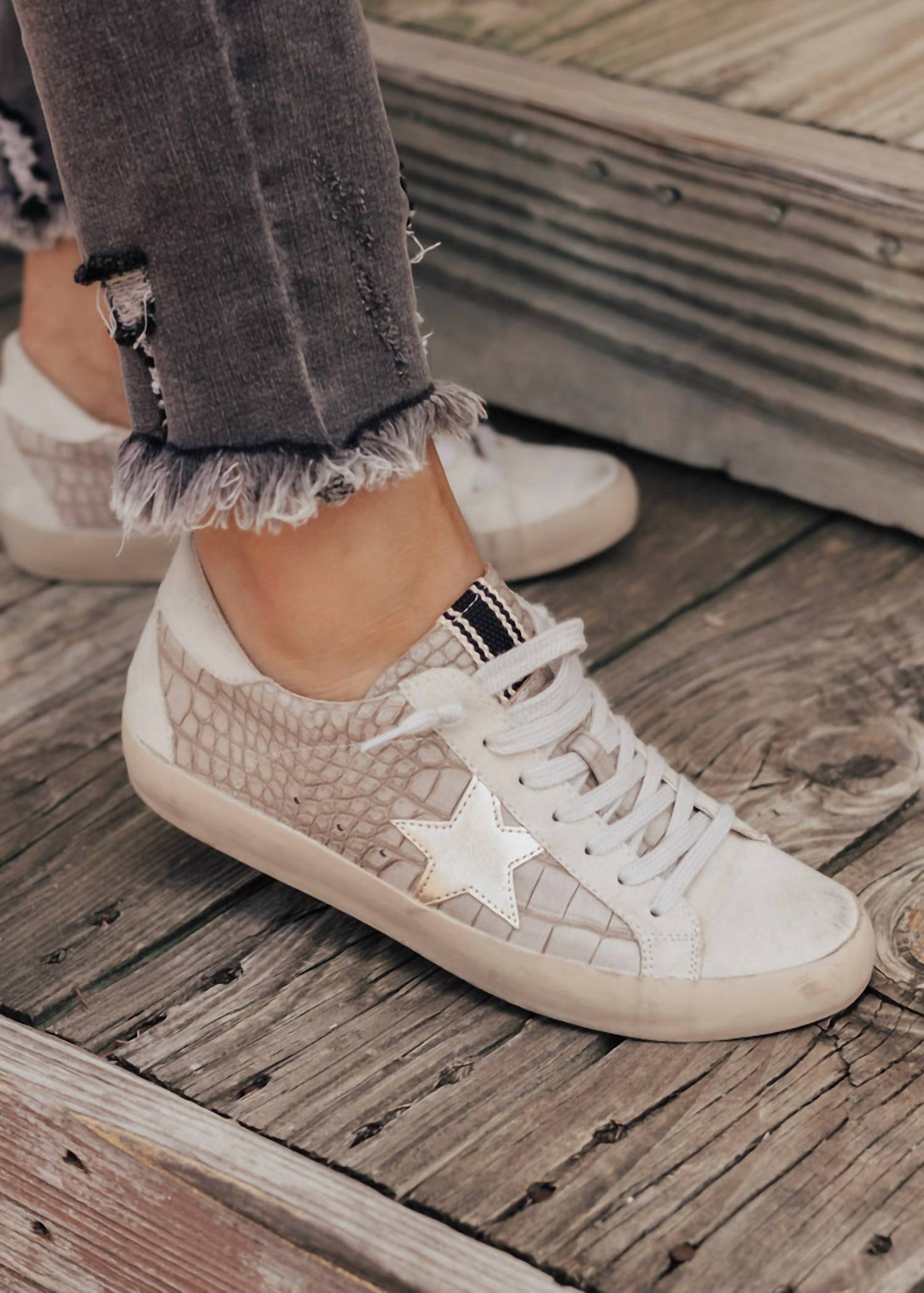 SHU SHOP Women's Paula Sneakers in taupe - women's sneaker